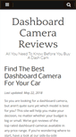 Mobile Screenshot of dashboardcamerareviews.com